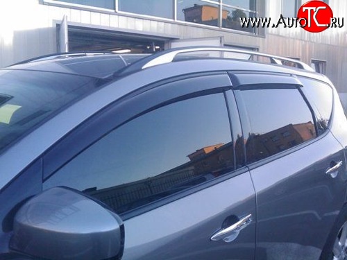 2 499 р. Дефлекторы окон (ветровики) Novline 4 шт Nissan Murano 2 Z51 дорестайлинг (2008-2011)  с доставкой в г. Екатеринбург