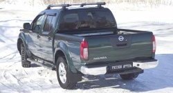 1 799 р. Накладки на борта кузова автомобиля RA Nissan Navara 2 D40 дорестайлинг (2004-2010) (Задний откидной борт)  с доставкой в г. Екатеринбург. Увеличить фотографию 2