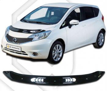 Дефлектор капота CA-Plastiс Nissan Note 2 E12 дорестайлинг (2012-2016)