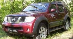 7 749 р. Молдинги дверей RA (широкие, комплект) Nissan Pathfinder R51 рестайлинг (2009-2014) (Поверхность глянец (под окраску), Неокрашенные)  с доставкой в г. Екатеринбург. Увеличить фотографию 2