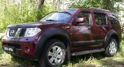 3 599 р. Молдинги дверей RA (узкие, комплект) Nissan Pathfinder R51 рестайлинг (2009-2014) (Поверхность глянец (под окраску), Неокрашенные)  с доставкой в г. Екатеринбург. Увеличить фотографию 4