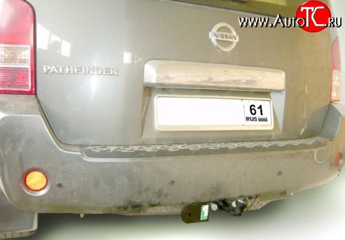 5 699 р. Фаркоп Лидер Плюс (до 1200 кг) Nissan Pathfinder R51 дорестайлинг (2004-2007) (Без электропакета)  с доставкой в г. Екатеринбург