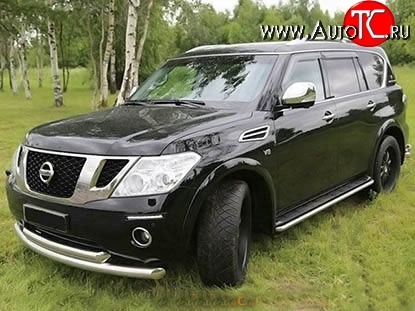 34 149 р. Накладки на колёсные арки Safary  Nissan Patrol  6 (2010-2014) Y62 дорестайлинг (Неокрашенные)  с доставкой в г. Екатеринбург