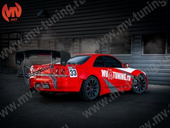 21 799 р. Крылья задние Rocket Banny Nissan Skyline R33 (1993-1998) (Неокрашенные)  с доставкой в г. Екатеринбург. Увеличить фотографию 2