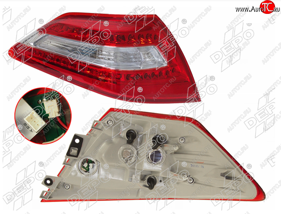 4 299 р. Левый фонарь задний DEPO Nissan Teana 2 J32 дорестайлинг (2008-2011)  с доставкой в г. Екатеринбург