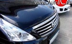 Дефлектор капота NovLine Nissan Teana 2 J32 дорестайлинг (2008-2011)