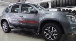 4 549 р. Накладки дверей RA (комплект) Nissan Terrano D10 рестайлинг (2016-2022) (Поверхность шагрень)  с доставкой в г. Екатеринбург. Увеличить фотографию 3