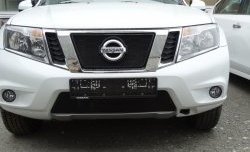 1 469 р. Нижняя сетка на бампер Russtal (черная) Nissan Terrano D10 рестайлинг (2016-2022)  с доставкой в г. Екатеринбург. Увеличить фотографию 2