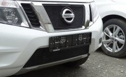 1 559 р. Сетка в решетку радиатора Russtal  Nissan Terrano  D10 (2013-2022) дорестайлинг, рестайлинг (черная)  с доставкой в г. Екатеринбург. Увеличить фотографию 1