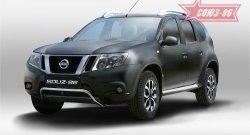 Защита переднего бампера одинарная Souz-96 mini (d42). Nissan Terrano D10 рестайлинг (2016-2022)