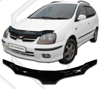 Дефлектор капота CA-Plastiс exclusive Nissan (Нисан) Tino (Тино) (1998-2003) V10 доресталийнг