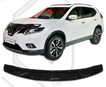 Дефлектор капота CA-Plastiс Nissan X-trail 3 T32 дорестайлинг (2013-2018)