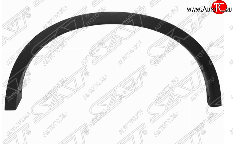 1 459 р. Молдинг арки крыла SAT (Задний, левый)  Nissan X-trail  3 T32 (2013-2018) дорестайлинг (Неокрашенный)  с доставкой в г. Екатеринбург