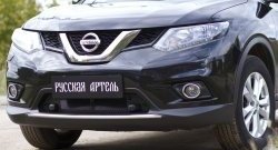 1 789 р. Защитная сетка решетки переднего бампера РА  Nissan X-trail  3 T32 (2017-2022) рестайлинг  с доставкой в г. Екатеринбург. Увеличить фотографию 1