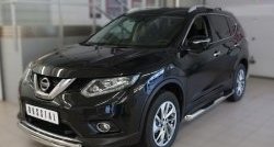 18 399 р. Защита переднего бампера (2 трубыØ63 и 42 мм, нержавейка) SLITKOFF Nissan X-trail 3 T32 дорестайлинг (2013-2018)  с доставкой в г. Екатеринбург. Увеличить фотографию 4