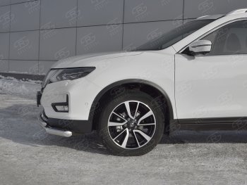 17 949 р. Защита переднего бампера (Ø63 и 42 мм)  Nissan X-trail  3 T32 (2013-2018) дорестайлинг  с доставкой в г. Екатеринбург. Увеличить фотографию 3