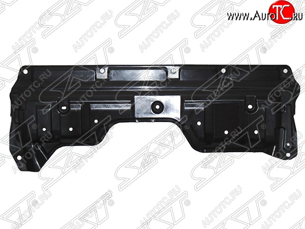 1 699 р. Защита под задний бампер SAT  Nissan X-trail  2 T31 (2007-2011) дорестайлинг  с доставкой в г. Екатеринбург