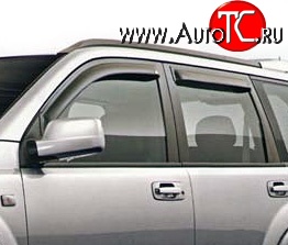 2 699 р. Дефлекторы окон (ветровики) Novline 4 шт  Nissan X-trail  2 T31 (2007-2011) дорестайлинг  с доставкой в г. Екатеринбург