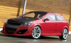 Передний бампер EVO Opel Astra H GTC хэтчбек 3 дв. дорестайлинг (2004-2006)