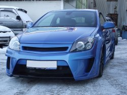 Решетка радиатора IBHERDESIGN Opel Astra H GTC хэтчбек 3 дв. дорестайлинг (2004-2006)