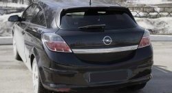 1 359 р. Накладка на задний спойлер RA  Opel Astra  H GTC (2004-2011) хэтчбек 3 дв. дорестайлинг, хэтчбек 3 дв. рестайлинг (Неокрашенный)  с доставкой в г. Екатеринбург. Увеличить фотографию 2