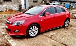 15 199 р. Пластиковый капот Sport Opel Astra J хэтчбек 5 дв.  рестайлинг (2012-2017) (Неокрашенный)  с доставкой в г. Екатеринбург. Увеличить фотографию 3