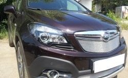 1 539 р. Сетка в решетку радиатора Russtal Opel Mokka  дорестайлинг (2012-2016) (хром)  с доставкой в г. Екатеринбург. Увеличить фотографию 4