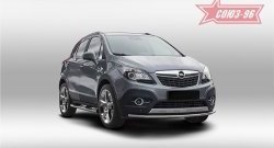 14 174 р. Защита переднего бампера одинарная Souz-96 (d42) Opel Mokka  дорестайлинг (2012-2016)  с доставкой в г. Екатеринбург. Увеличить фотографию 1