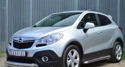 24 649 р. Широкая защита порогов SLITKOFF Opel Mokka  дорестайлинг (2012-2016)  с доставкой в г. Екатеринбург. Увеличить фотографию 4