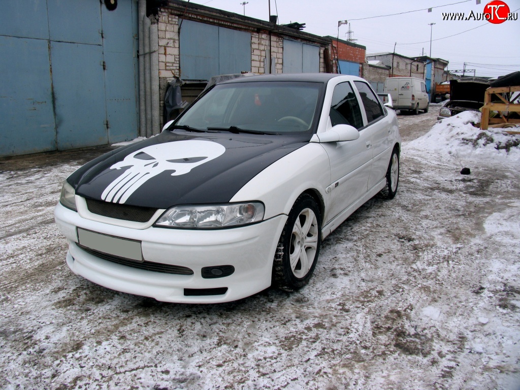 3 899 р. Юбка переднего бампера GT Style Opel Vectra B седан дорестайлинг (1995-1999)  с доставкой в г. Екатеринбург