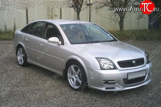 5 749 р. Накладка на передний бампер CT Opel Vectra C лифтбэк дорестайлинг (2002-2006) (Неокрашенная)  с доставкой в г. Екатеринбург