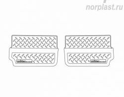 Комплект ковриков в салон Norplast (3 ряд) Opel Zafira В дорестайлинг (2005-2008)