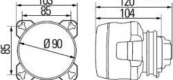 2 699 р. Модуль дальнего света Hella 1K0 008 191-007 Ford Tourneo (2003-2013) (Без пыльника)  с доставкой в г. Екатеринбург. Увеличить фотографию 2