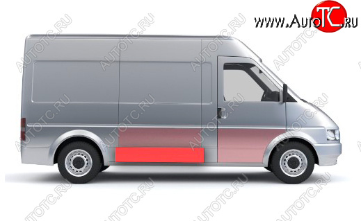 1 489 р. Правая средняя нижняя боковая панель (ремонтная) Wisentbull Fiat Ducato 244 (2002-2012)  с доставкой в г. Екатеринбург