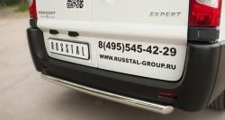 15 299 р. Одинарная защита заднего бампера диаметром 63 мм Russtal Peugeot Expert (2007-2012)  с доставкой в г. Екатеринбург. Увеличить фотографию 2