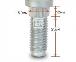 Забивная шпилька 25 мм ступицы Вектор M14 2.0 25 Ford Expedition U222 (2002-2006) 