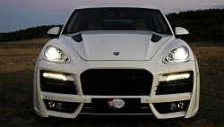 42 299 р. Пластиковый капот TECHART MAGNUM Porsche Cayenne 958 (2010-2014) (Неокрашенный)  с доставкой в г. Екатеринбург. Увеличить фотографию 3