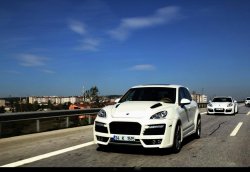 42 299 р. Пластиковый капот TECHART MAGNUM Porsche Cayenne 958 (2010-2014) (Неокрашенный)  с доставкой в г. Екатеринбург. Увеличить фотографию 4