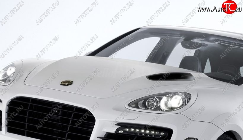 42 299 р. Пластиковый капот TECHART MAGNUM Porsche Cayenne 958 (2010-2014) (Неокрашенный)  с доставкой в г. Екатеринбург