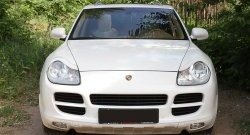 1 599 р. Реснички на фары RA Porsche Cayenne 955 (2002-2006) (Неокрашенные)  с доставкой в г. Екатеринбург. Увеличить фотографию 3