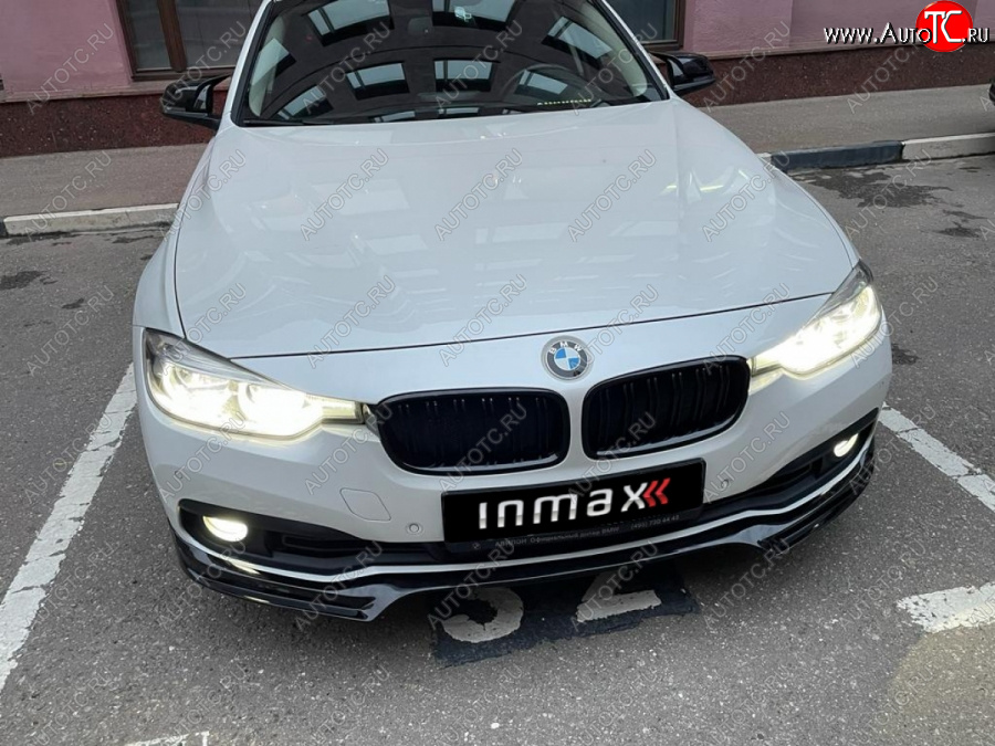 11 799 р. Юбка переднего бампера (Sport,Luxury, SE) INMAX  BMW 3 серия ( F30,  F31) (2015-2018) седан рестайлинг, универсал рестайлинг (неокрашенная)  с доставкой в г. Екатеринбург