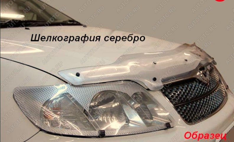 1 999 р. Защита фар CA-Plastic  Toyota Chaser (1996-2001) (Шелкография серебро)  с доставкой в г. Екатеринбург