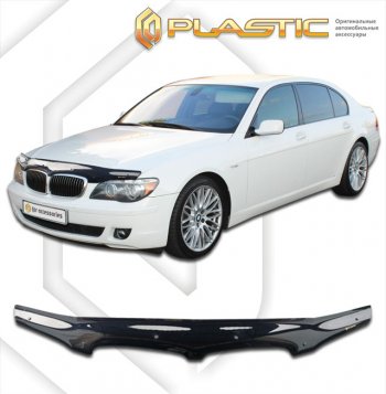 1 999 р. Дефлектор капота CA-Plastic  BMW 7 серия  E65,E66, E67, E68 (2005-2008) рестайлинг, седан (classic черный, без надписи)  с доставкой в г. Екатеринбург. Увеличить фотографию 1