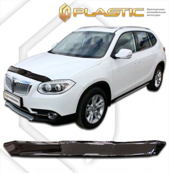 1 759 р. Дефлектор капота CA-Plastic  Brilliance V5 (2012-2018) (classic черный, без надписи)  с доставкой в г. Екатеринбург. Увеличить фотографию 1