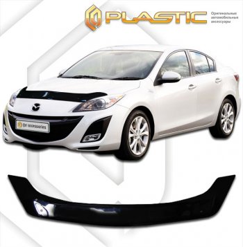 Дефлектор капота CA-Plastic Mazda (Мазда) 3/Axela (ахелла)  BL (2009-2013) BL дорестайлинг седан, рестайлинг седан