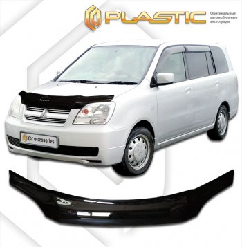 2 079 р. Дефлектор капота CA-Plastic  Mitsubishi Dion  CR6W,CR9W (2002-2006) рестайлинг (classic черный, без надписи)  с доставкой в г. Екатеринбург. Увеличить фотографию 1