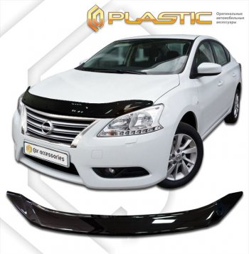 Дефлектор капота CA-Plastic Nissan Bluebird Sylphy седан NB17 (2012-2024)