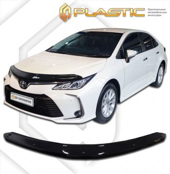 Дефлектор капота CA-Plastic Toyota Corolla E210 седан дорестайлинг (2018-2022)