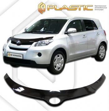 2 199 р. Дефлектор капота CA-Plastic  Scion xD (2007-2014) (classic черный, без надписи)  с доставкой в г. Екатеринбург. Увеличить фотографию 1