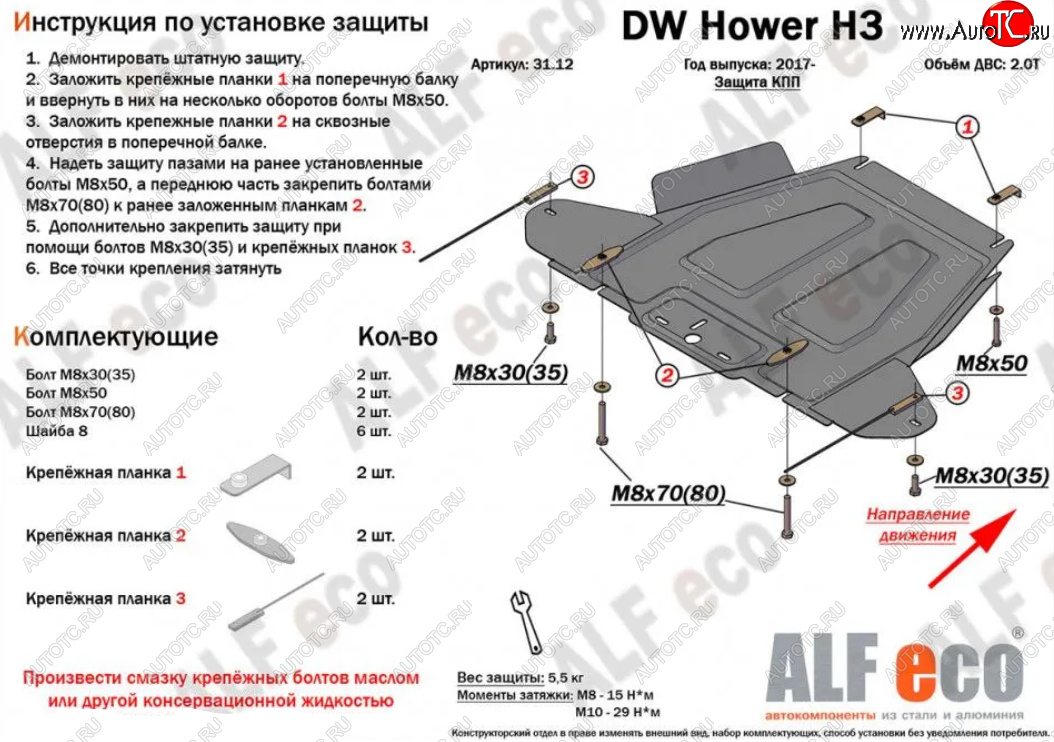 2 799 р. Защита КПП (V-2,0) Alfeco  Haval H5 (2020-2023) рестайлинг (Сталь 2 мм)  с доставкой в г. Екатеринбург